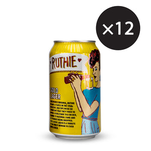 Exile Brewing Ruthie Golden Lager 5.1% 355ml ×12